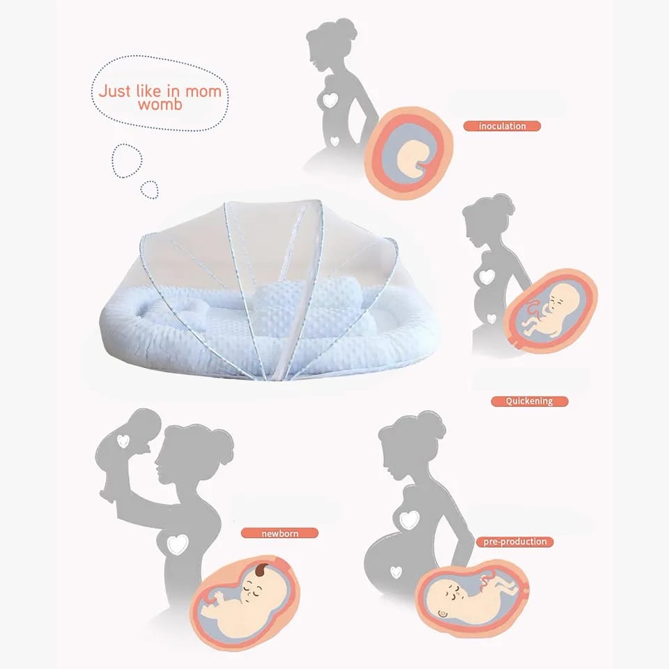 Baby Nest with Mosquito Net