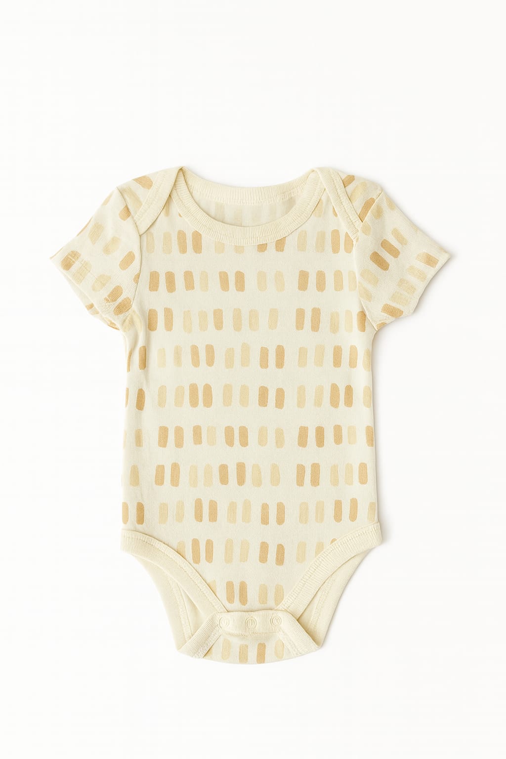 4 Pack Short Sleeves Bodysuit: The Cream Edit