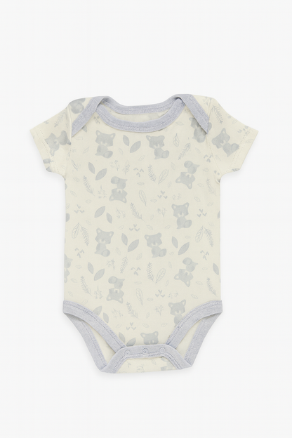 Short Sleeves Bodysuit: Woodland Fox Collection