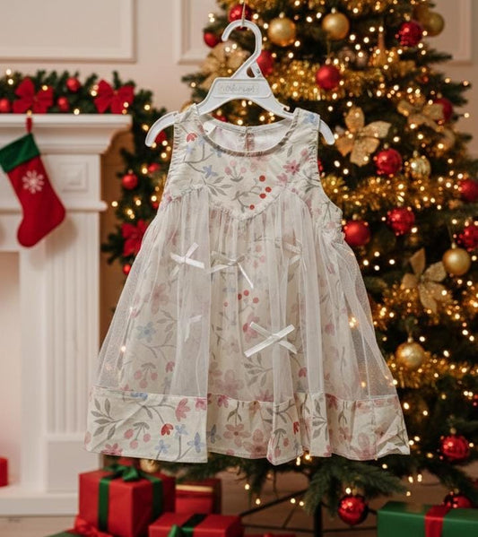 Merry Bloom Tulle Dress