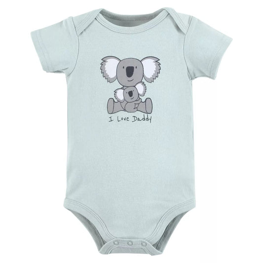 Short Sleeves Bodysuit: Blue Koala Collection