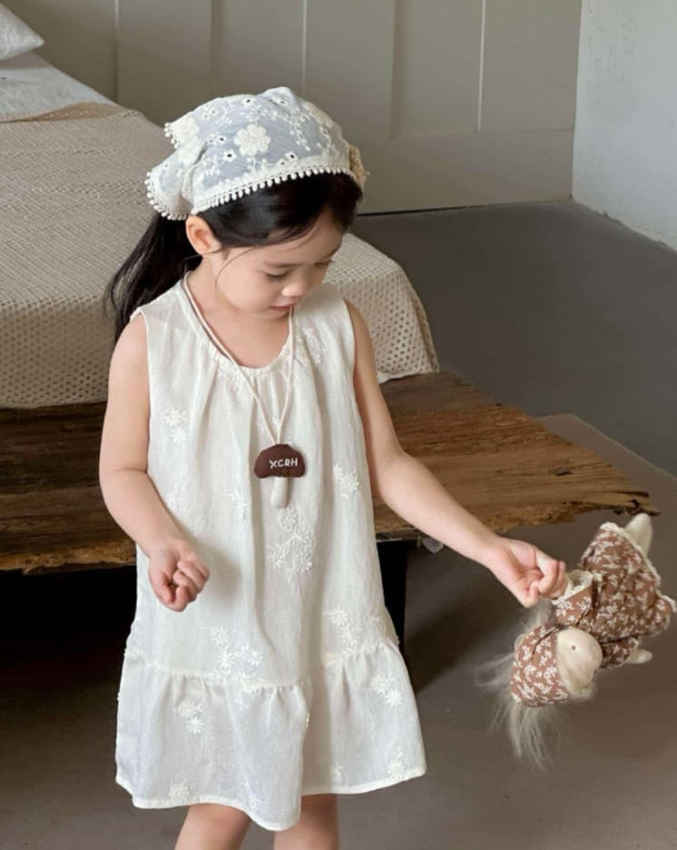 Cotton Embroidered Dress