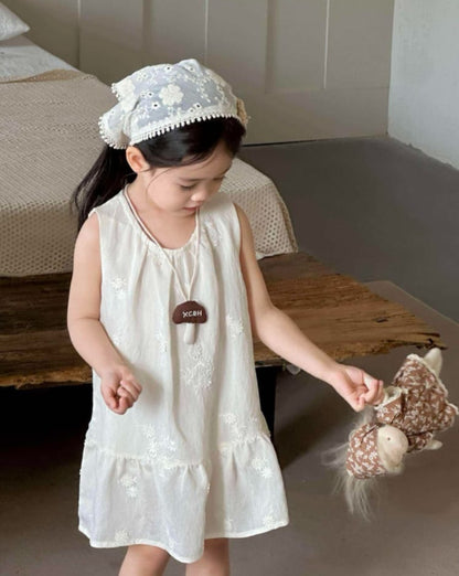 Cotton Embroidered Dress