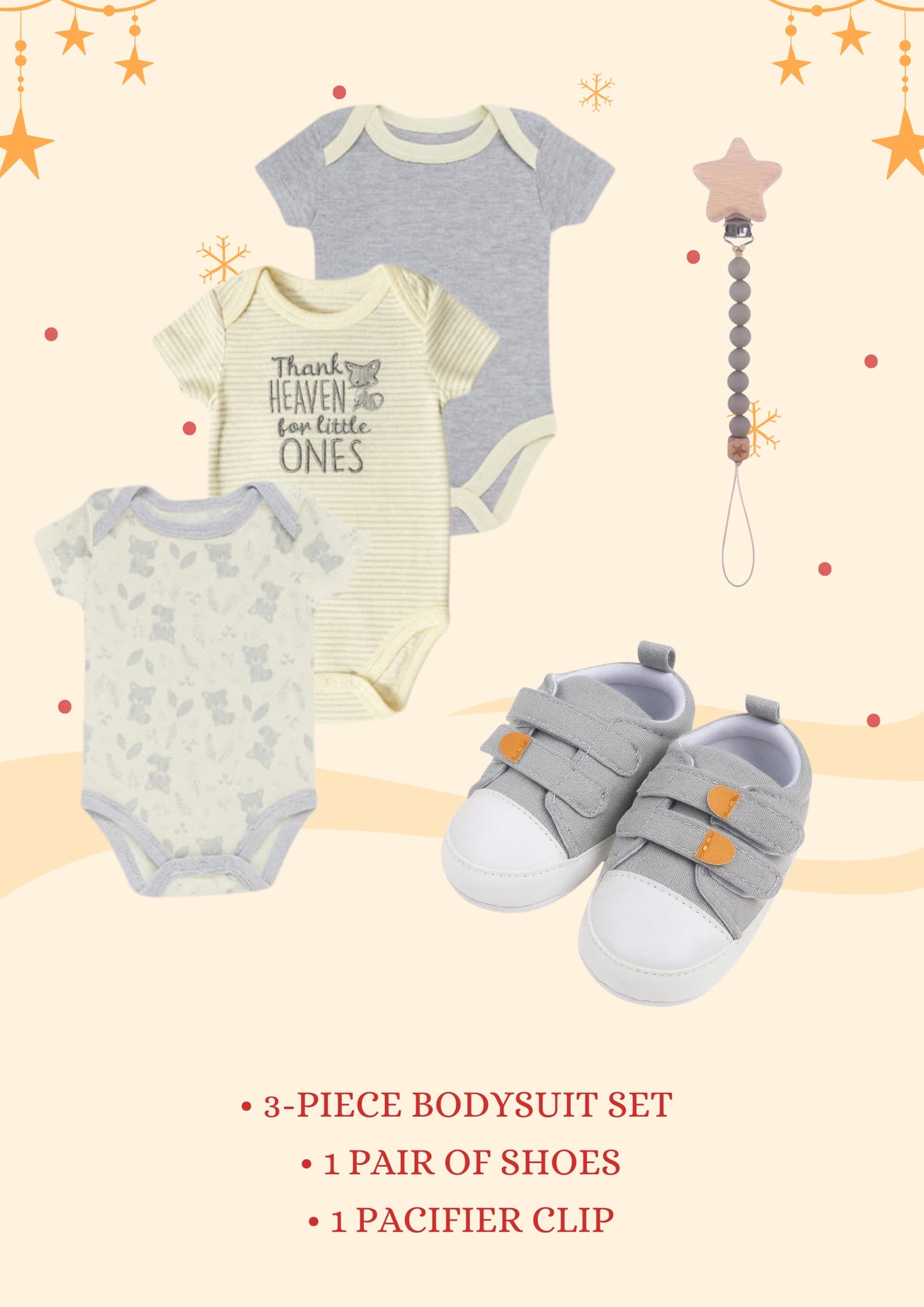 Christmas Baby Essentials Set – 3 to 9 Months 🎄