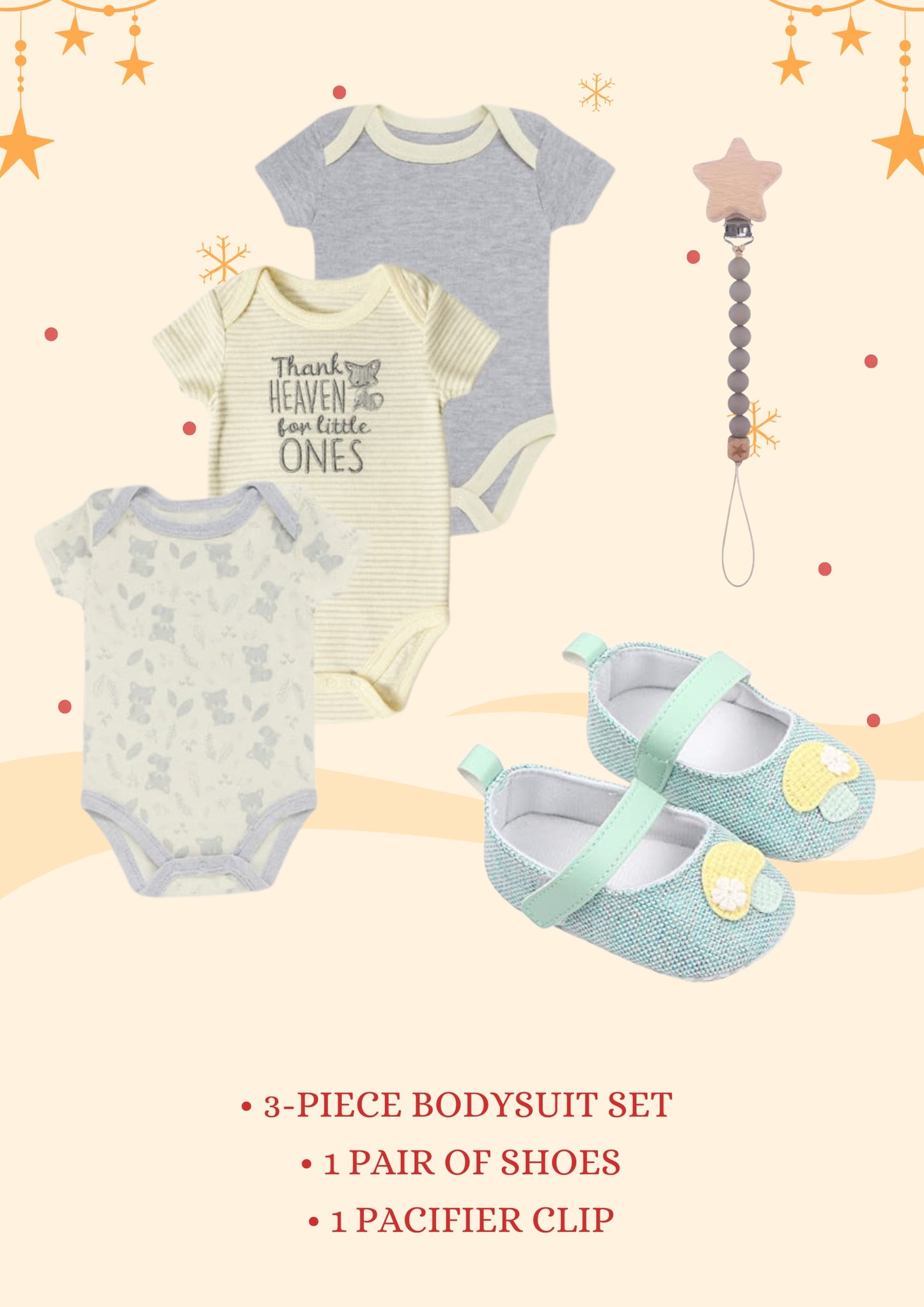 Christmas Baby Essentials Set – 3 to 9 Months 🎄