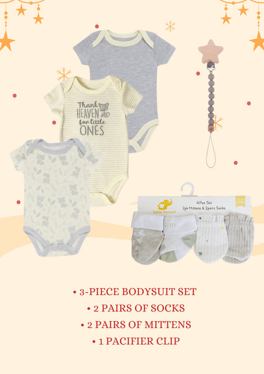 Christmas Baby Essentials Set – 0 to 3 Months 🎄