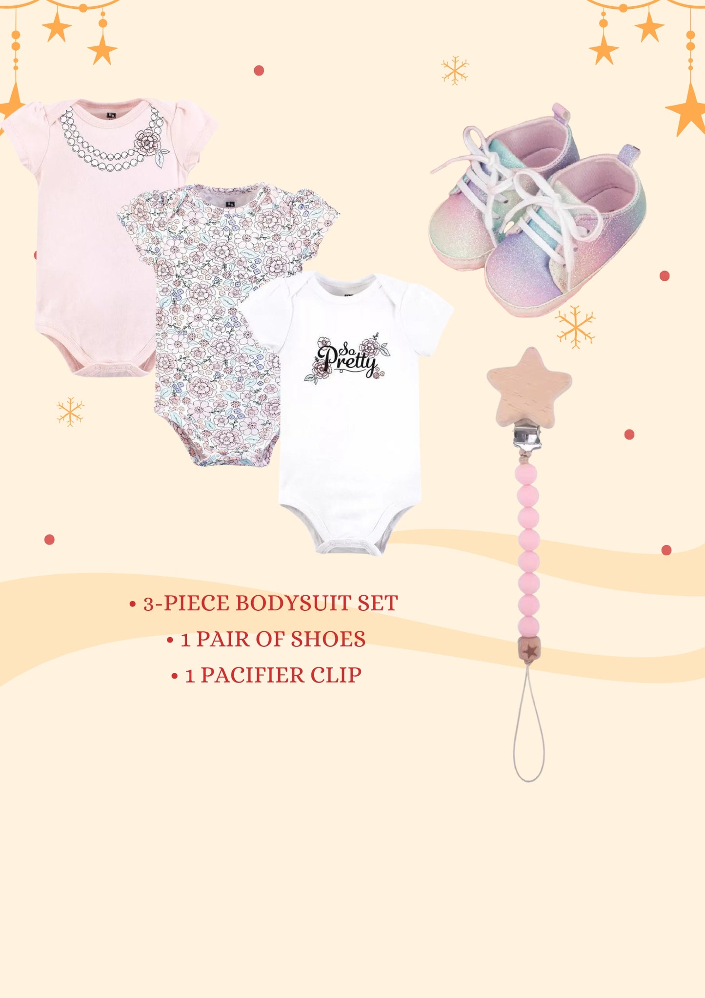 🎀 Pink Winter Wonderland Set - 3 to 12 Months