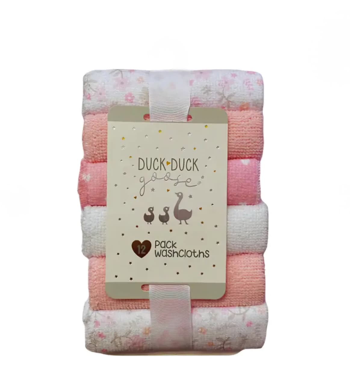 Baby Wash Cloths:  12 Pack