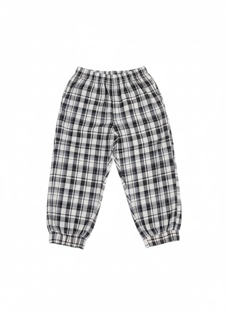 Plaid Heart Linen & Cotton 3-Piece Set