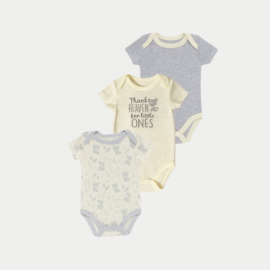 Short Sleeves Bodysuit: Woodland Fox Collection