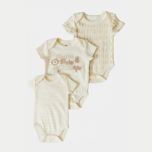 Short Sleeves Bodysuit: Little Safari Collection