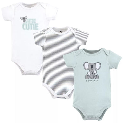 Short Sleeves Bodysuit: 3 Pack