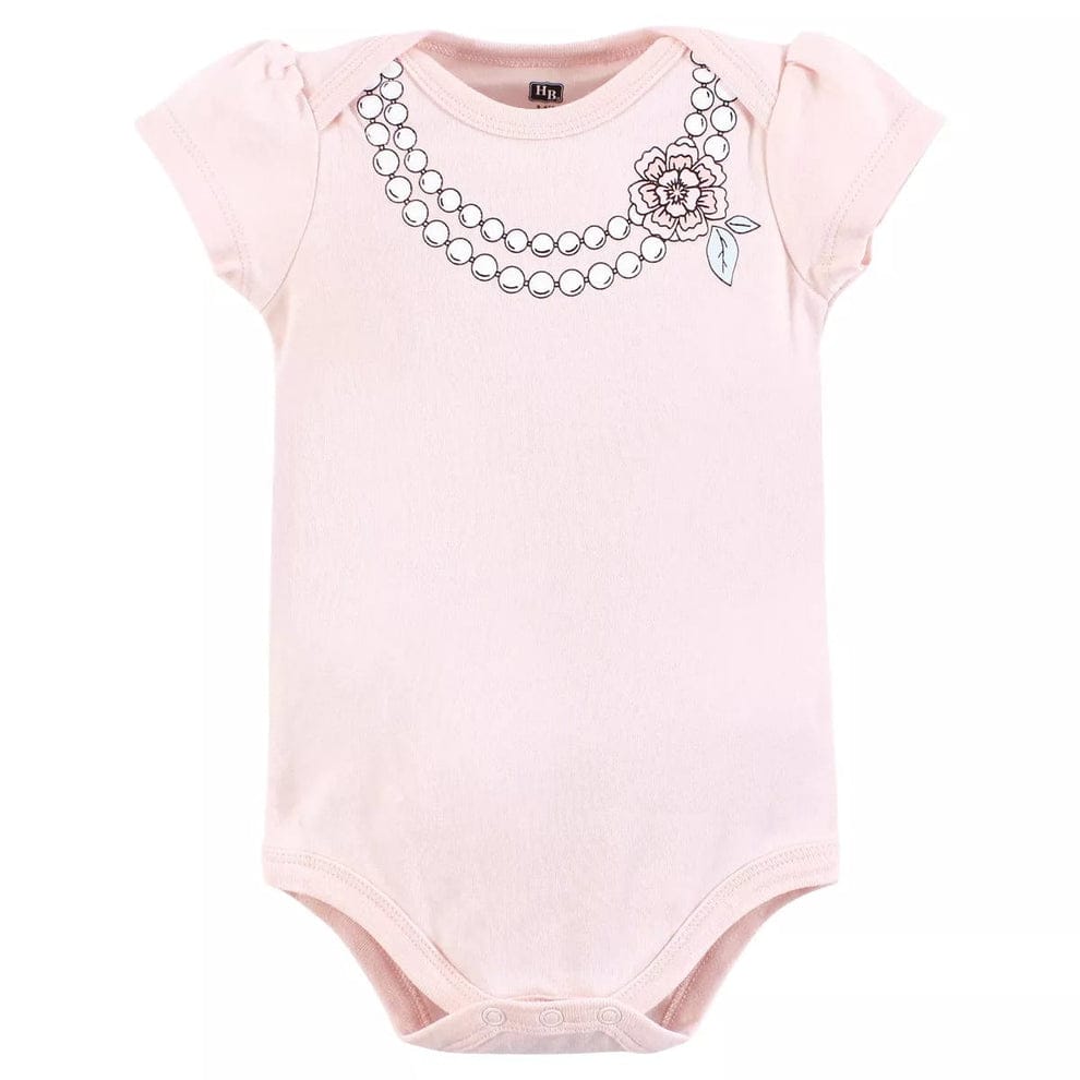 4 Pack Short Sleeves Bodysuit: The Pink Edit